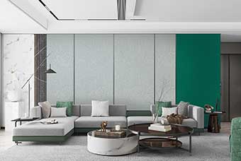 汕头轻奢风格-客厅