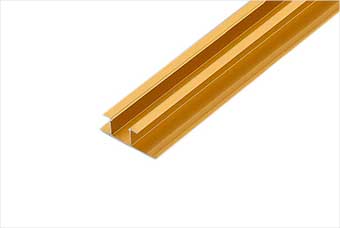 汕头航空纤维墙咔铝合金带灯中条（钛金氧化）