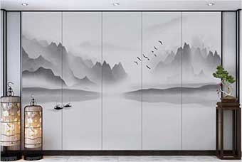 汕头森佰汇航空纤维(山水画系列)